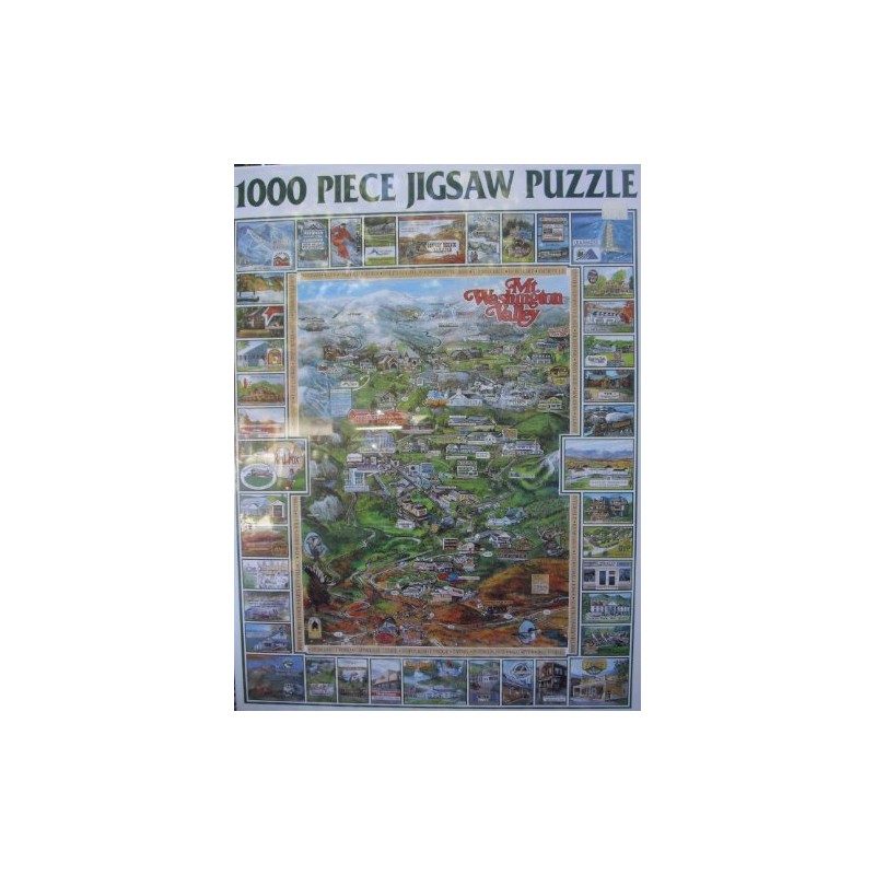 White Mountain Puzzles Mount Washington Valley New Hampshire 1000 Piece