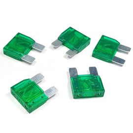 5 PCS Maxi Blade Fuses 20A, 30A, 40A, 50A, 60A, 70A, 80A, 90A, 100A and 120A(30mm x 34mm) (30AMP)