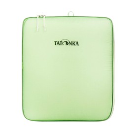 Tatonka SQZY Pouch XL 5L Packing Cube - Ultralight Packing Bag with Zip and Flip Lid - Ideal for Sorting Travel Luggage - 5 Litres - PFC-Free - Light Green