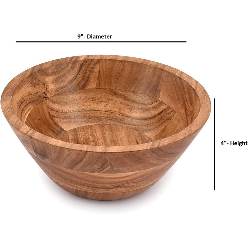 Kimona Fruit Bowl Wooden Fruit Bowl or Candy Bowl, Handcrafted