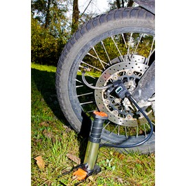 BikersDream 1004D Mini Digital Footpump Black / Violet