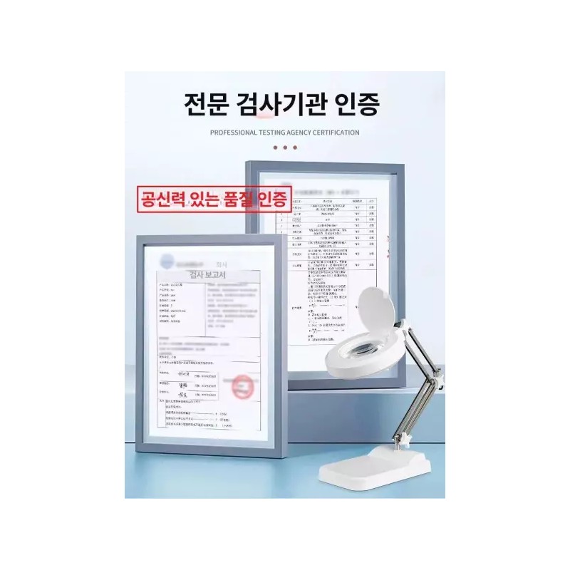 Sangse Peiji Chamjo 탁상 돋보기 30배 확대경 데스크탑 휴대용 스탠드
