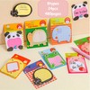 24-Pack Cartoon Animal Post-It Notes, Animal Design, Mini Post-It Notes,