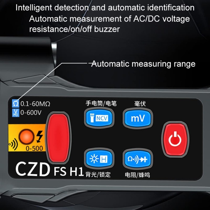 Smgda Multímetro digital tipo bolígrafo