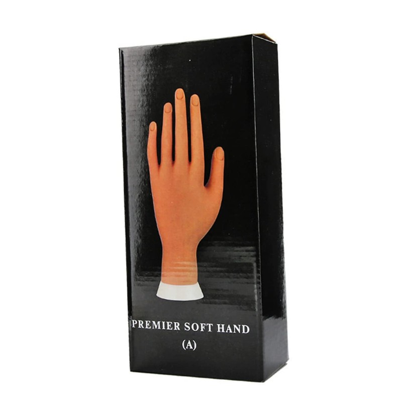 Beavorty Manicure Training Hand Nail Art Practice Lightweight Reusable Nail