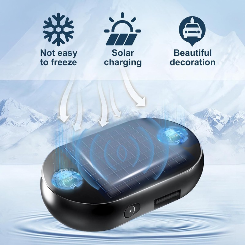 Solar Electromagnetic Car Snow Removal Device, Car Interference Antifreeze Instrument,