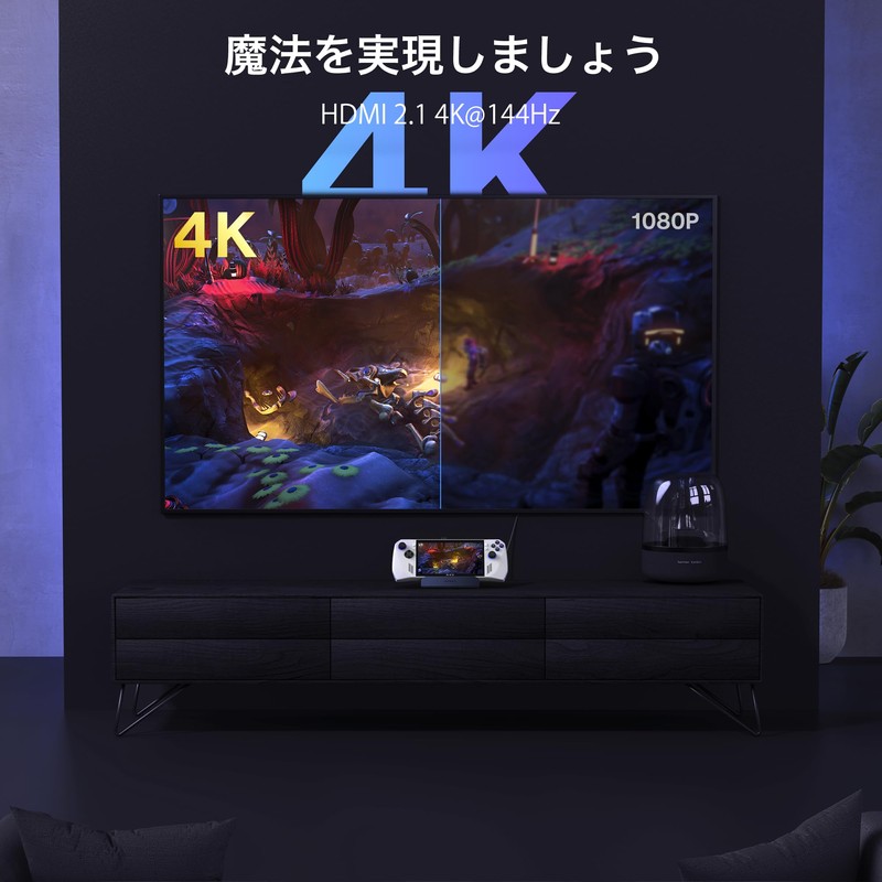 iVANKY 4K@144Hz Dock, 8-in-1 Dock for ROG Ally X/Legion Go/Steam