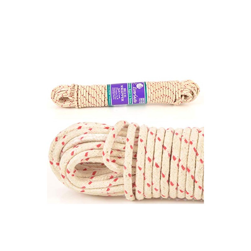 No.4 (7mm) - Quality Everlasto Traditional Redspot Waxed Cotton Sash