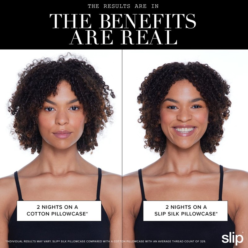 SLIP Silk King Pillowcase, Black (20" x 36")