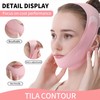 V-Line Lifting Belt, Double Chin Reducer, Facial Shaping Band, Pink
