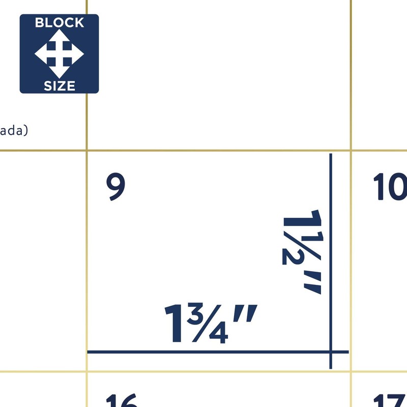 AT-A-GLANCE Academic Wall Calendar 2021-2022, Simplified by Emily Ley for