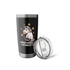 Funny Emotionally Exhausted Tired Fantasy Unicorn Anxiety Stainless Steel Insulated