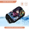 Large Capacity Pencil Box Zipper Stationery Bag Cartoon Anime Double