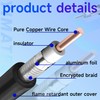 YIMATEECO BNC Extension Cable BNC Male to Female Connector Coaxial