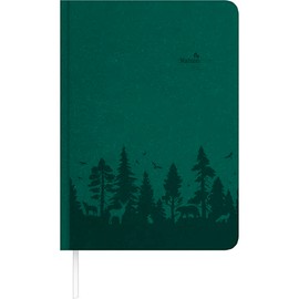 Alpha Edition - Nature Line Forest 2026 Book Calendar - Pocket Calendar 15 x 21 cm 1 Day/Page with Hardcover & Environmentally Friendly Equipment, Sustainable Diary for Work, School & Everyday Use