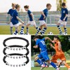 24pcs Soccer Bracelets, Soccer Beaded Bracelet Soccer Charm Bracelets for