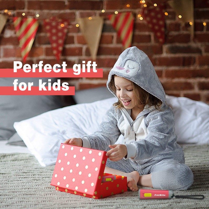 EverBrite Kids Flashlight, Mini LED Flashlight, Plastic Torch Use for