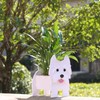 Gochoi Westie - Maceta para perros, lindas macetas de animales