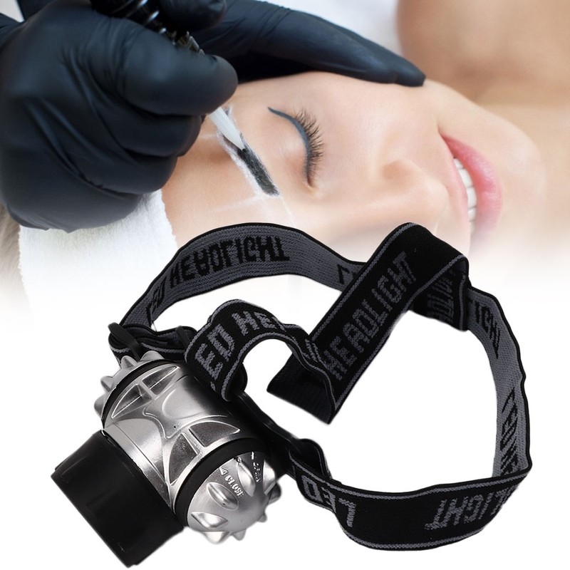 Adjustable LED Tattoo Light Head Wearing Makeup Working Lamp Beauty