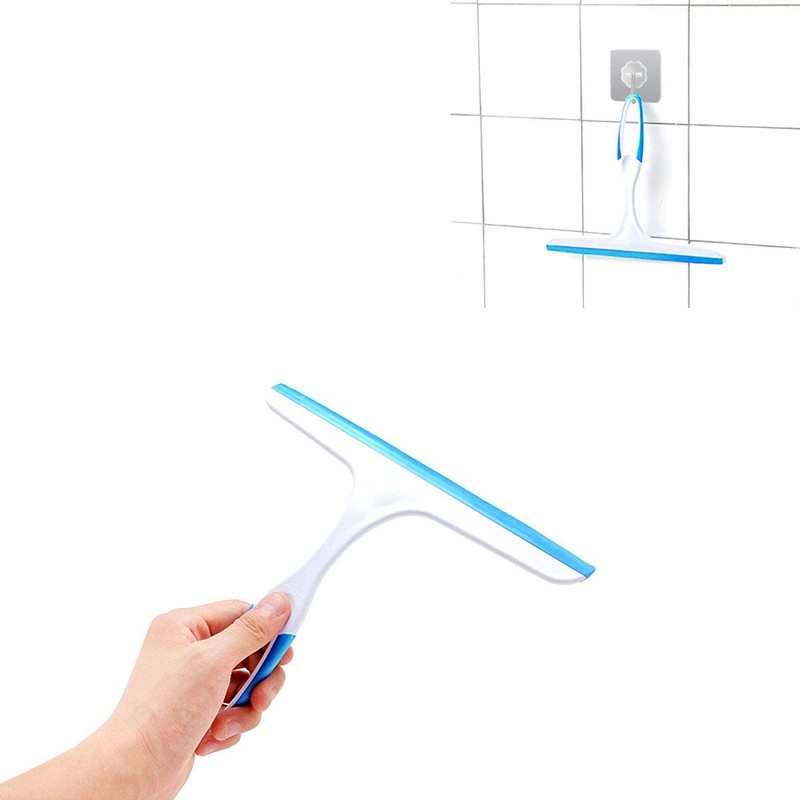 Shine Squeegee for Shower,Hand Held Rubber Glass Shower Squeegee, with