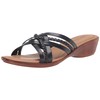 Tuscany Women's Wedge Sandal, Navy, 9