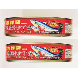 Sardines in Hot Tomato Sauce, 15 oz, Pack of 2