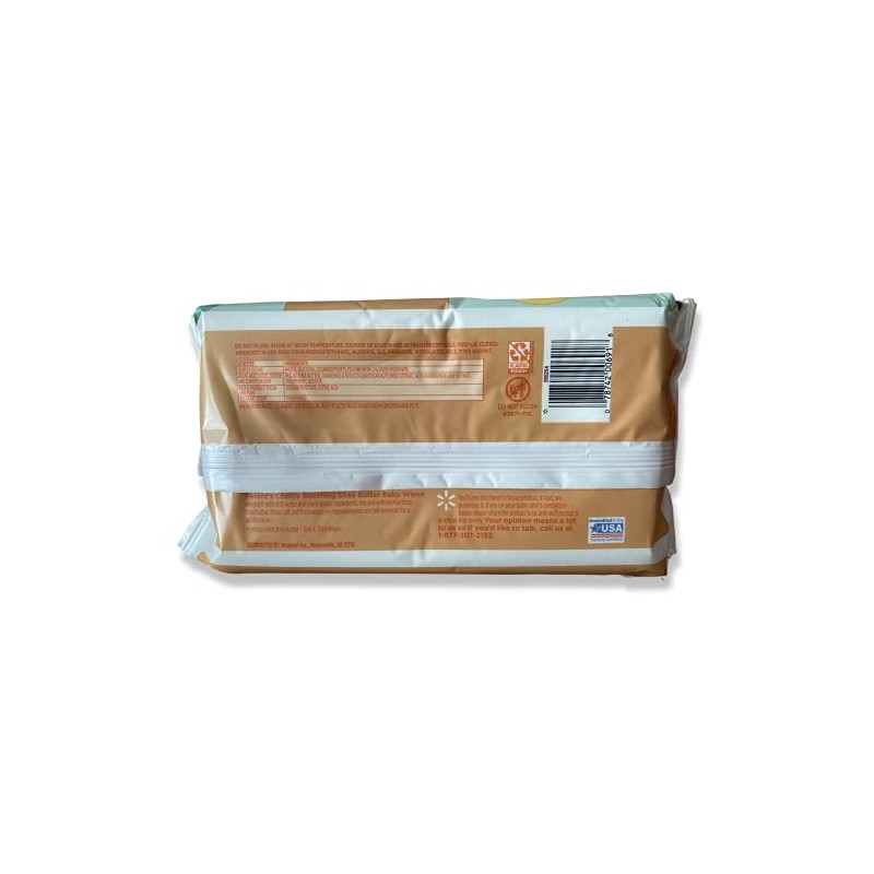 Parent's Choice Baby Wipes 80ct Shea Butter