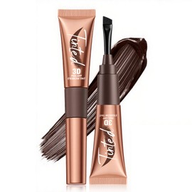 Tattoo Brow Tint Peel Off, Eyebrow Gel Tint, Semi-Permanent Colour Eyebrow Dye,Lasts Up To 3 Days, Waterproof Long-Lasting Natural Eye Brow Makeup for Women Girls (02#NUDE BROWN)
