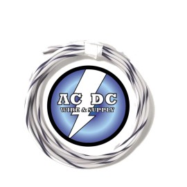 ACDC AUTOMOTIVE GXL WIRE 20 AWG STRANDED COPPER WHITE W/ PURPLE STRIPE 50 FT COIL
