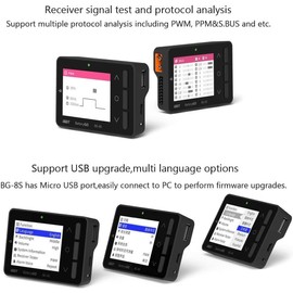 ISDT BattGo BG-8S Lipo Battery Checker,Smart Digital Battery Tester/Checker with LCD Display, Battery Capacity Tester for Life/Li-ion/NiMH/Nicd/LiPo Voltage Checker,Black