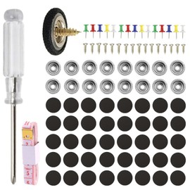 Car Ceiling Repair Kit 60 Pcs Car Ceiling Repair Rivets Headliner Repair Buttons Retainer Interior Ceiling Cloth Fixing Screws Repair Buckles Cap Roof Repair Installation Tools Included Car Roof