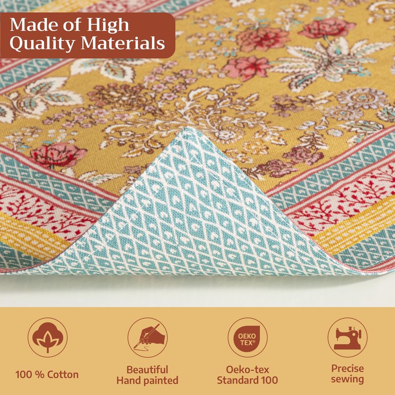 Maison d' Hermine Placemats Set of 4 Reusable 100% Cotton
