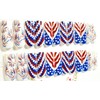 Long Live the USA Glossy Long Square Press On Nails