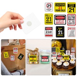 36PCS 21st Birthday Cupcake Toppers Cheers to Twenty one Years Speed Limit 21 It's My 21st Party Cupcake Picks Anniversary Decorations Supplies