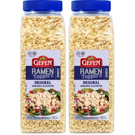 Gefen Ramen Salad Toppers, 10 oz (2 Pack) | Ready to Use | Crunchy Salad Topping | Ramen Noodle Crunch | Soup Toppers