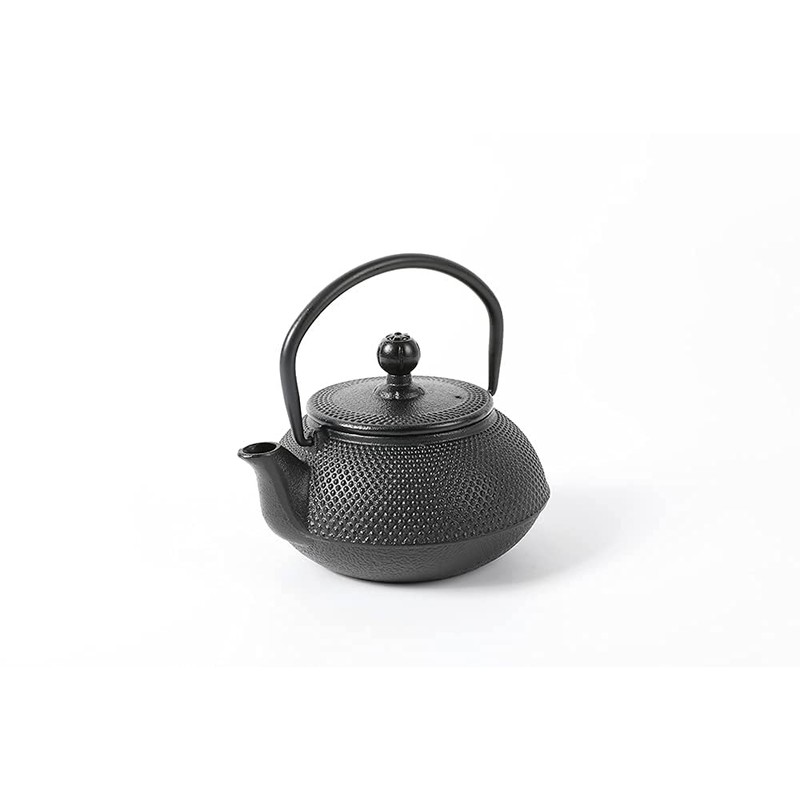 HAWOK Cast Iron Teapot with Stainless Steel Infuser (600ml/20oz)
