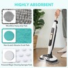 Frescares 6 Packs Steam Mop Pads Replacement Power Pads Compatible