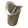 3" x 8" Long Trench Drain Strainer Insert - Stainless