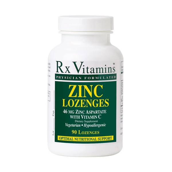 Rx Vitamins Zinc Lozenges, 90 Lozenges