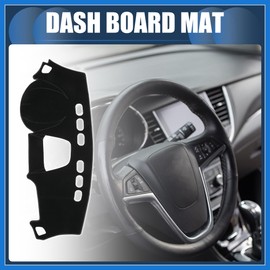 VekAuto Dash Cover, Center Console Non-Slip Dashboard Carpet Mat for Buick Encore 2013-2016 Polyester Black,1Pc Auto Accessories