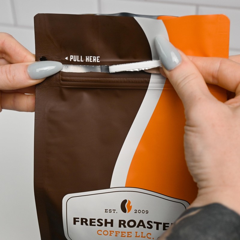 Fresh Roasted Coffee, Dark Brazil, 5 lb (80 oz), Med-Dark
