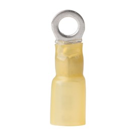 Ancor 312303 Marine Grade Electrical Nylon Insulated Adhesive Lined Heat Shrink Ring Terminals (12 to 10-Gauge, Size 10 Screw, 3-Pack)