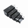 Pack of 5 Acrylic Display Riser Shelf for Figures, Buffets,