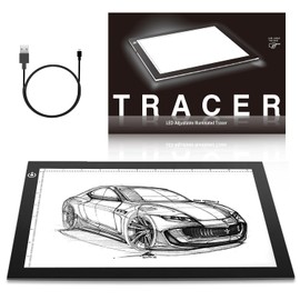 ME456 A4 LED Light Box 9x12 Inch Light Pad Only 5mm Ultra-Thin USB Power Light Table for Tracing