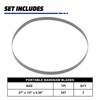 AIRTOON 27 Inch Bandsaw Blades 24 TPI, Portable Band Saw