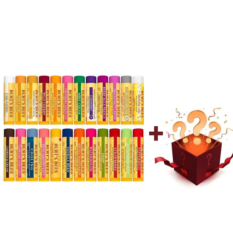 Burt's Bees 12 Count Lip Balm Variety Pack - Free