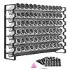 72-Piece Complete Set for Kitchen Storage Empty Spice Jars Lids