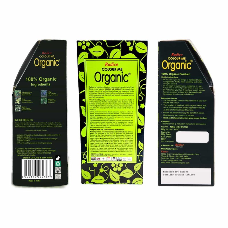 Radico Organic Hair Colour - Ash Blonde, 100g