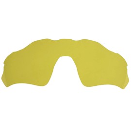 Wetnenss Replacement Lenses for Oakley Radar EV Path OO9208 Sunglasses/1.7mm PC/easy to install (Yellow no-polarized)