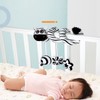 Baby Plush Animal Stroller Toys Black and White Spiral Activity